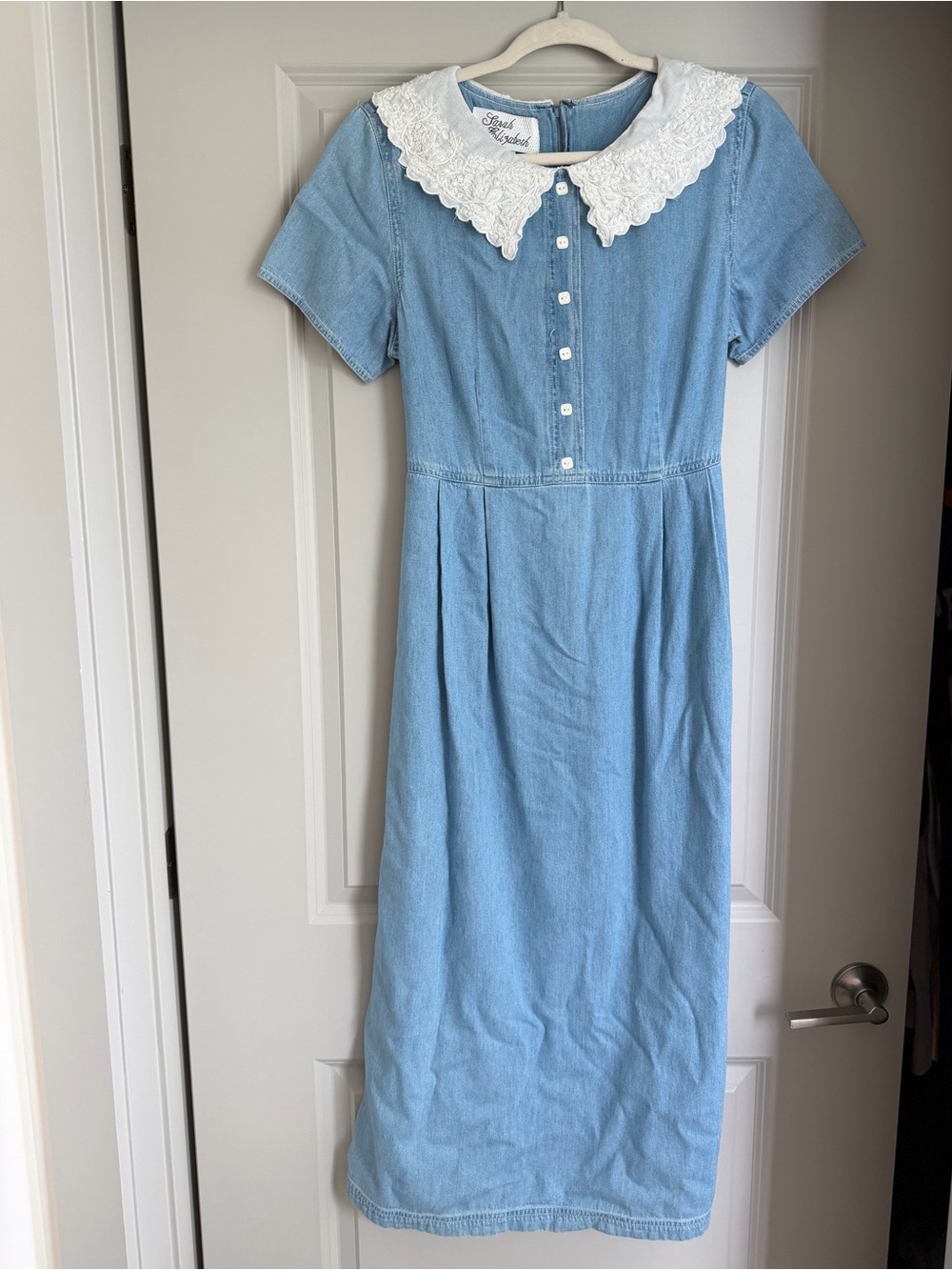 Vintage 100% cotton denim dress